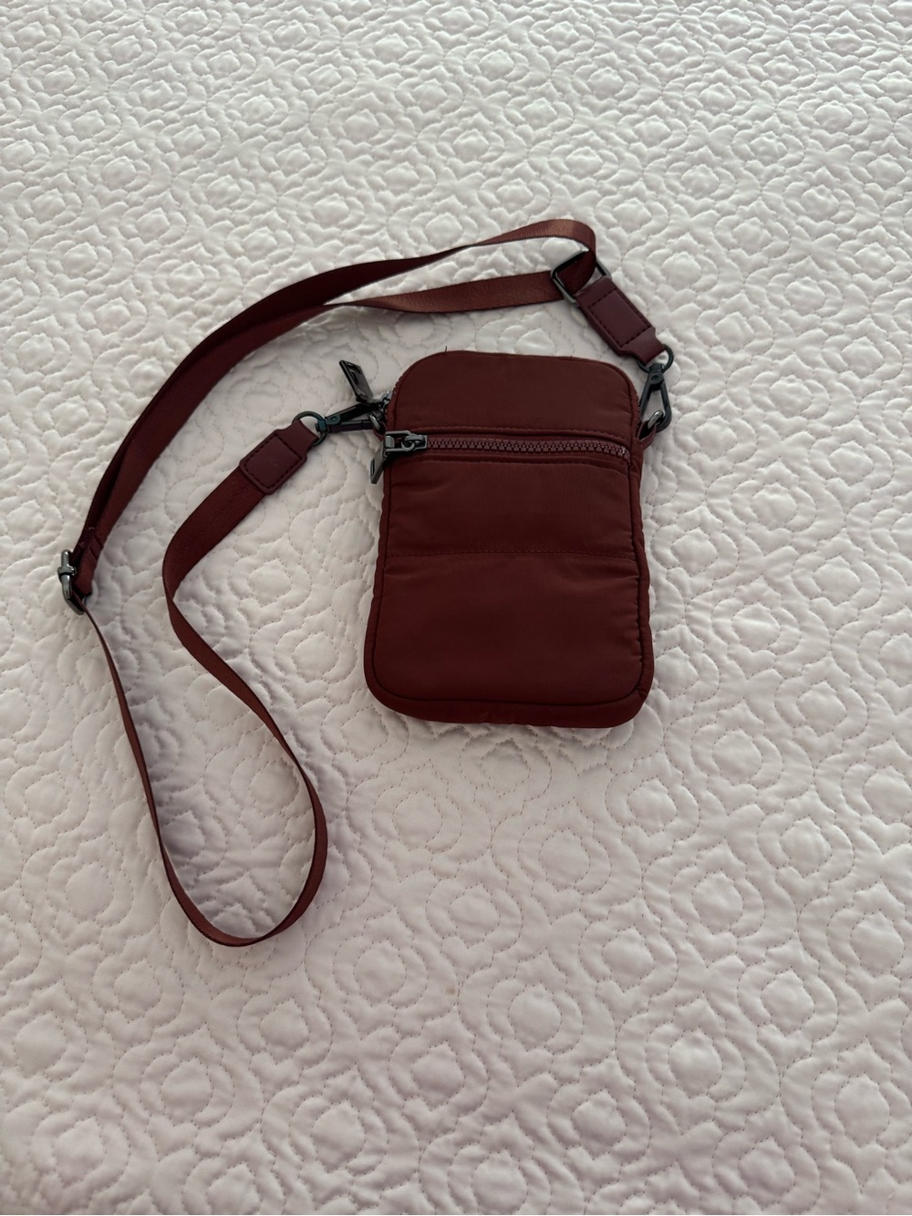 Chico’s Crossbody Phone Pouch - Burgundy